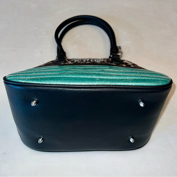 Lux de Ville Leopard Print and Mermaid Tote - Picture 4 of 12